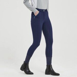 HR Farm Navy Blue Riding Breeches Pants NWOT